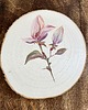Ozdoby na ścianę Ręcznie malowany obrazek na plastrze drewna  "Magnolie"