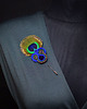 broszki Peacock Eye- broszka soutache