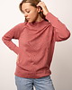 swetry damskie  Sweter Golf Wełniany OCELOT Różany- damski półgolf 100% wełny merino