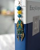 zakładki do książek Zakładka  BOHO INDIANO IV JADEIT, LAWA, PIÓRKA