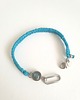 bransoletki na sznurku Bransoletka BOHO ręcznie tkana, turkusowa z labradorytem, wodoodporna