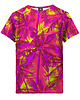 t-shirty dla chłopców T-shirt Boy DR.CROW Neon Palms Pink