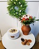 dekoracje świąteczne Kosz prezentowy świąteczny z motywem renifera " Reindeer Gift Basket"