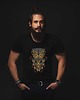 t-shirty męskie Koszulka organiczna z nadrukiem Steampunk Skull