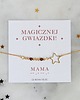 złote naszyjniki MAMA - Magicznej Gwiazdki - Alfabet Morse'a - Naszyjnik