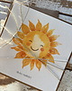 kartki scrapbooking Kartka ręcznie robiona słońce - dużo radości