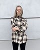 marynarki damskie Kimono w kratę, żakiet jedwab, wełna.