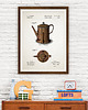 plakaty Dzbanek do kawy - patent - plakat 50x70 cm