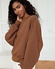 bluza bez kaptura damska Bluza Iconic Toffee
