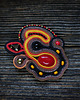 broszki Jesienna broszka soutache