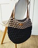 torby na ramię Torba na Ramię "Boho Weave Bag" kolor  czarna mokka