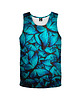 t-shirty dla dziewczynki Bokserka Top Girl DR.CROW Motyle Blue