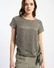 t-shirt damskie Bluzka Idalia Green Leaves
