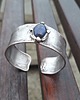 bransoletki wire wrapping Lapis lazuli - bransoletka regulowana