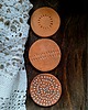 dodatki - różne Ceramiczna ozdoba 3 sztuki