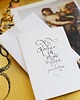 kartki scrapbooking Walentynkowa kartka kaligrafowana ręcznie atramentem Kocham Cię jak
