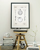 plakaty Zegarek - patent - plakat 50x70 cm