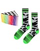 skarpetki damskie Kolorowe skarpetki UV świecące w ultrafiolecie, unisex, bawełniane, design