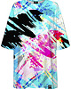 t-shirt damskie DR.CROW T-shirt Damski Oversize Scribbles