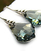 kolczyki swarovski Kolczyki Chmurne niebo -  Baroque - Kryształ Swarovski