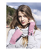 rękawiczki damskie Gloves / pink  wool