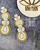 kolczyki soutache goldi - kolczyki sutasz