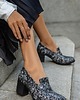 botki damskie SKÓRZANE PÓŁBUTY ZAPATO 250 BIAŁY