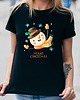 t-shirt damskie Koszulka damska organiczna Bałwanek