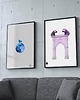 grafiki i ilustracje Autorska grafika (zestaw 2 szt.) - wydruk (A5-A2)