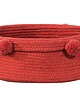 pojemniki na zabawki Kosz Basket Tray Brick Red