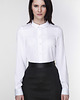 koszule damskie  Biała koszula z plisami