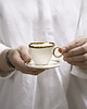 filiżanki Tancerka - porcelanowe espresso z talerzykiem