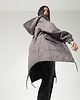kurtki damskie Kurtka ocieplana/ płaszcz typu parka stone grey