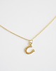 złote naszyjniki Gold Plated Horseshoe Necklace