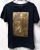 t-shirty męskie Black / gold sQ  tee
