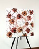 obrazy Flower Flow IV 55x55 cm  Akryl na płótnie Obraz do salonu