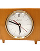 zegary Zegar kominkowy vintage Ruhla Electric lata 70. drewno design mid-century