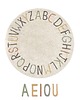 dywany Dywan Bawełniany ABC Kolory i Litery, Ø120 cm, Lorena Canals