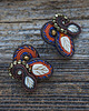 kolczyki soutache Kolczyki soutache Jesienny liść