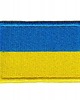 naszywki na ubrania Naszywka naprasowanka FLAGA UKRAINY termoprzylepna haft 6x4cm
