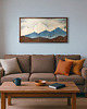 obrazy Obraz z drewna. Górski pejzaż. Drewniana dekoracja na ścianę