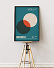 plakaty Minimalistyczny plakat - Bauhaus #21 - Do salonu, sypialni, biura