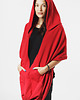 szale damskie Mnishkha THICK RED