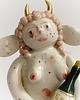 figurki i rzeźby Figurka diabełka, diabeł ceramiczny, Figurka kobiety