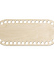 skrzynki, kufry i pudła Baza do koszyka na pieczywo do szydełka OWALNY 25x10cm Spód do torebki