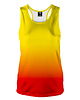topy damskie DR.CROW Bokserka Damska Ombre Yellow Red