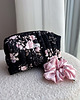 kosmetyczki Kosmetyczka Moon Rose + scrunchie Pastel