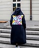 płaszcze damskie Mega długa bluza płaszcz Nepal czarny