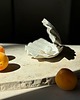 pojemniki na biżuterię Ceramiczna Muszla Muszelka Skarbiec z Perłą na Biżuterię Perłowa Biel