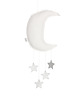 karuzele i girlandy do łóżeczka BIAŁY mobil księżyc, mobil dla dziecka